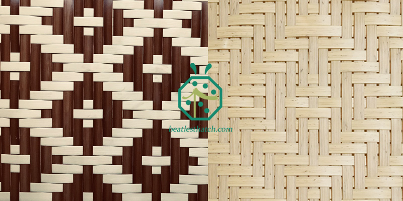 Dimond Pattern Plastic Reed Woven Ceiling Panels