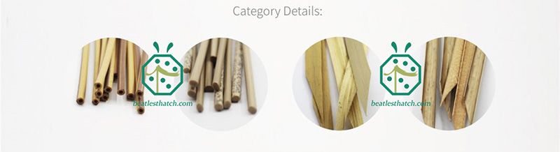 Beberapa pilihan jalur jerami untuk bahan buluh jerami palsu
