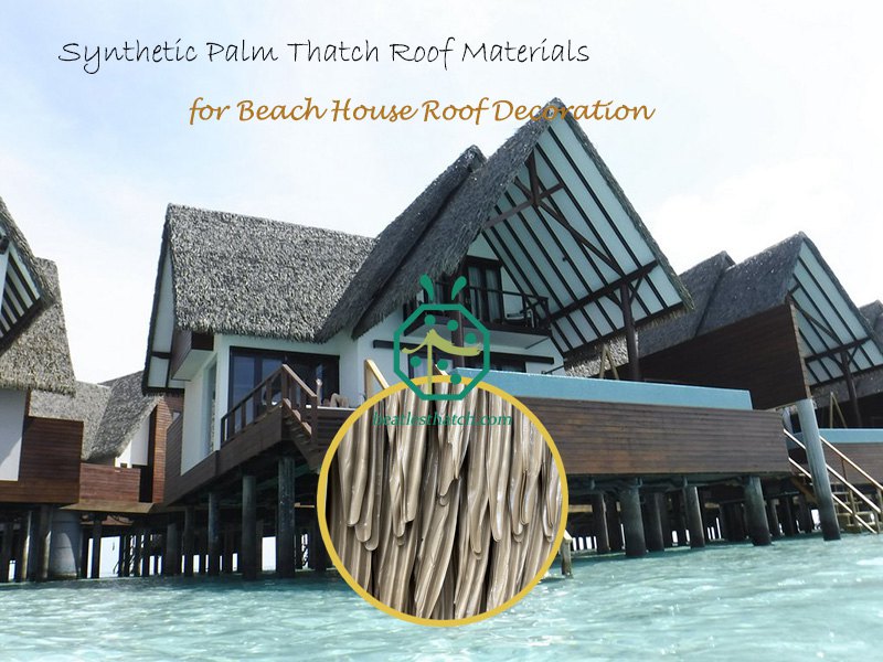 Bahan bumbung rumbia sawit sintetik untuk hiasan bumbung rumah palapa pantai