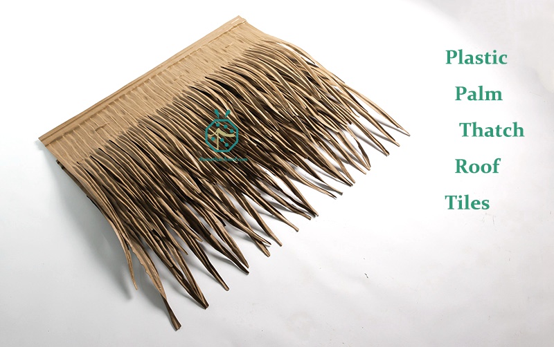 Beachfront Theme Park Pavilion Artificial Palm Thatch Roof Covering