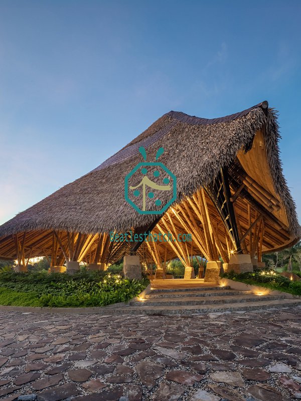 Cavite Nipa Thatch Roof Bamboo Buildings