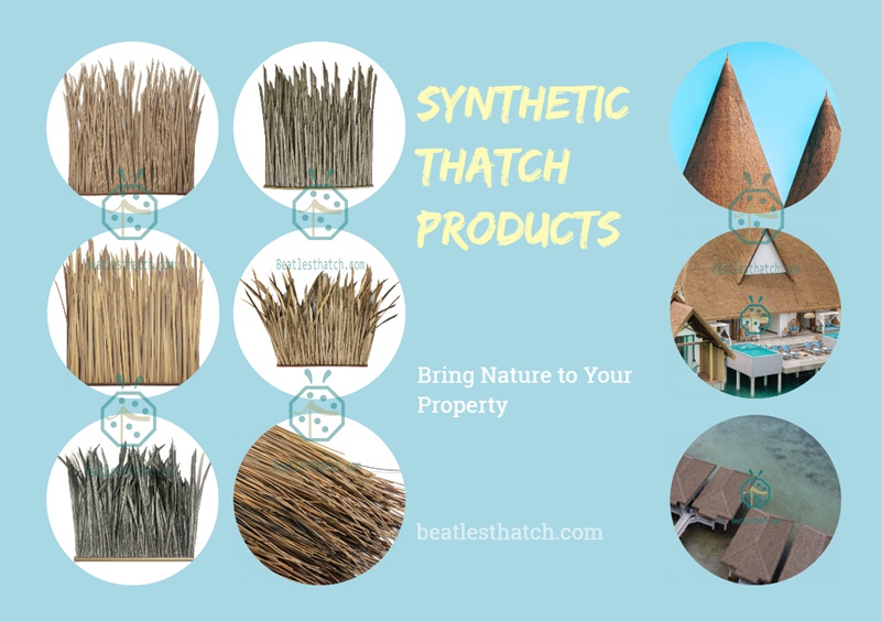 Synthetic Mexican Palm Thatch Roof Panels For Palapa, Bohio, Gazebo Construction Synthetic Mexican Palm Thatch Roof Panels For Palapa, Bohio, Gazebo Construction