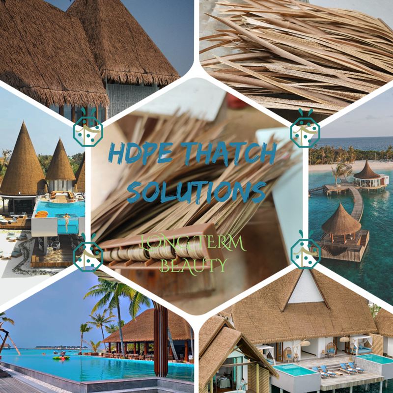 Durable PE thatch roofing materials from China supplier Durable PE thatch roofing materials from China supplier