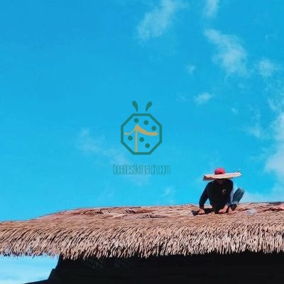 Bahan Atap Jerami Pondok Nipa Tiruan Berkadar Api