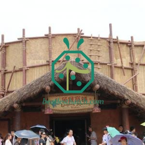 Hiasan Bar Tiki Bumbung Plastik Kalis UV