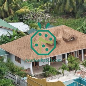 Panel Bumbung Jerami Tiruan Pengeluaran Skala Besar Untuk Seychelles