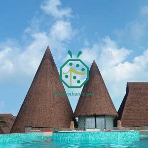 Banglo Hotel Resort Bumbung Jerami Buatan Kajan