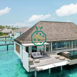 Resort Hotel Guestroom Fireproof Cadjan Thatch Roofing