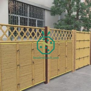 Faux bamboo stick fencing