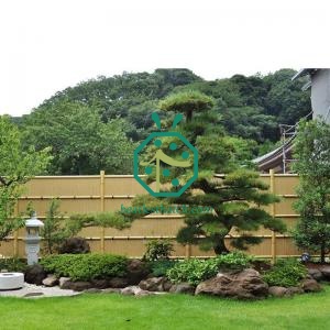 Simulated Bamboo Stick Fence for The Construction of Rural Roads