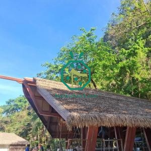 Bahan Bumbung Jerami Palsu Pondok Pantai Barbados