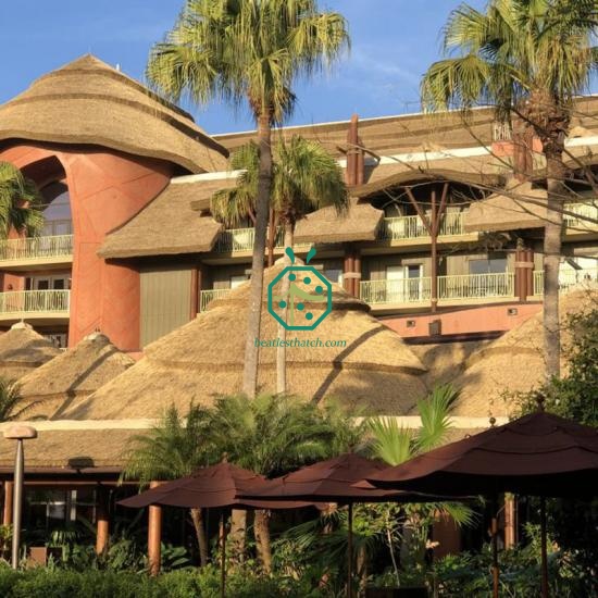 Synthetic Reed Thatch Roofing for Palapa Construction