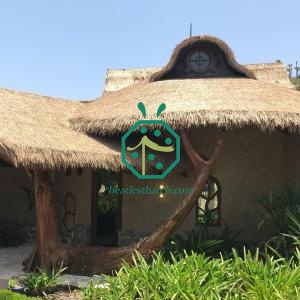 Artificial Coiron Thatch for Theme Park Pavilion Roof Landscape Design