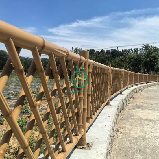 Anti-corrosion Steel Bamboo Fencing