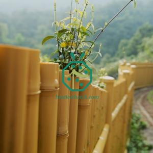 Plastic bamboo landscaping