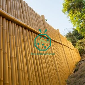 Artificial garden bamboo fence designs for landscape construction