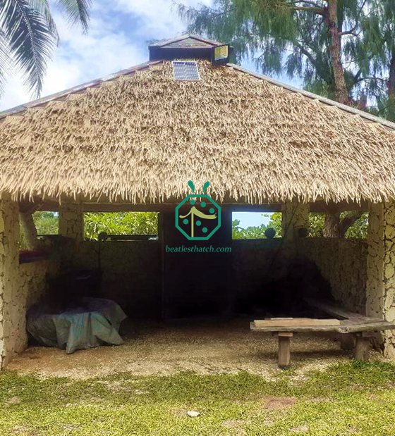 
     Projek Bumbung Jerami Tiruan Taman Safari Tepi Pantai Vanuatu
    