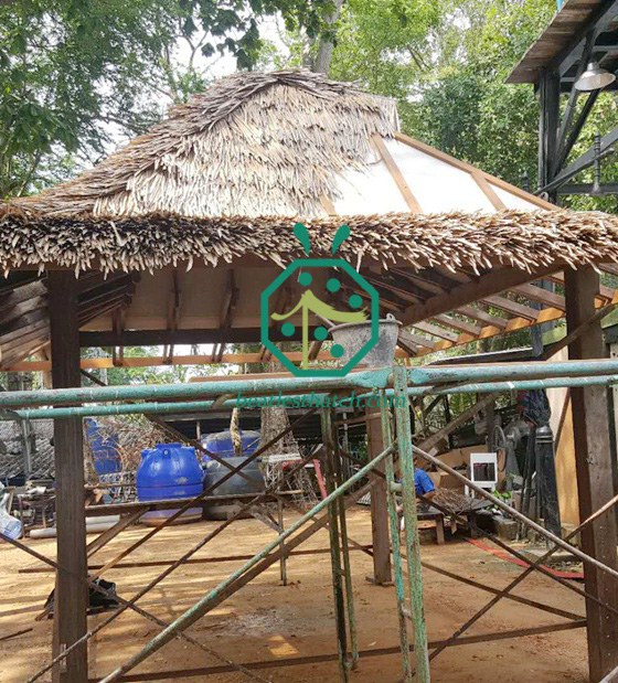 bangkok resort hotel gazebo sintetik thatch bumbung projek