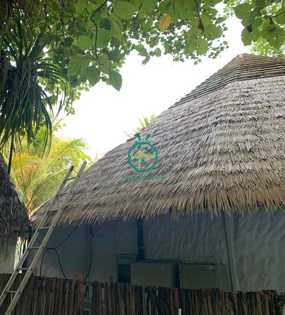 Projek Bumbung Jerami Buatan Hotel Maldives Resort untuk Soneva
