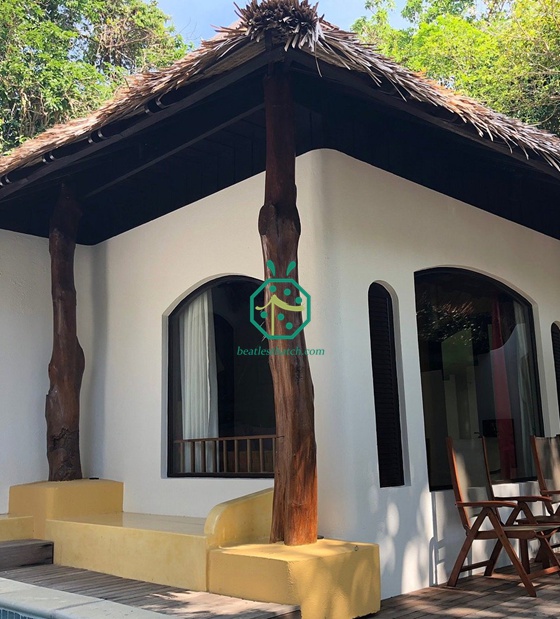 Penutup Bumbung Jerami Buatan Thailand Island Resort Hotel