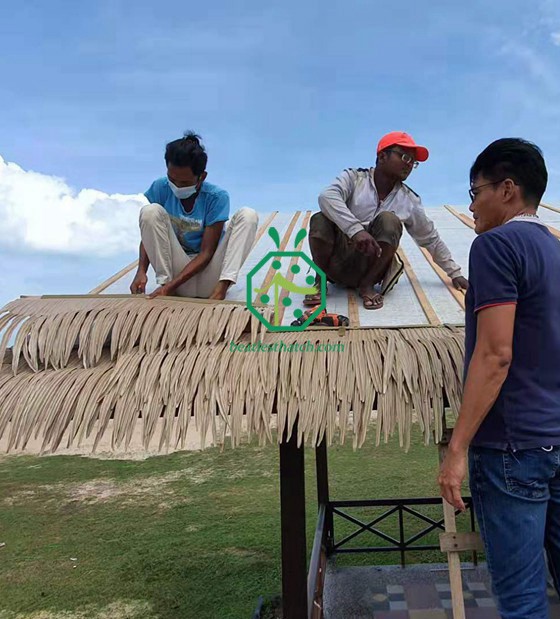 bumbung sawit sintetik Untuk resort vila malaysia